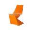 colorful fiberglass irregular s chair
