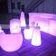 modern sofa furniture / night club plastic sofa set/ glow led sofa