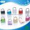 2016 AJF New arrived 40mm high quality electrophoresis red color square love lock with key nice on bridge