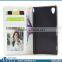 Premium Lanyard Card Slot Flip Leather Case for Sony Xperia M4 Aqua