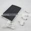 Dual USB fast charging solar power bank, 2015 new innovation portable solar charger for smart phones, custom logo solar charger