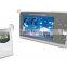 Colorful wireless weather station with sensor