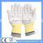 Good Quality Seamless Knitted Aramid Cow Leather Coated Heat Resistant Work Gloves From China