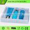 Plastic skin creams three bottles trays