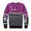 Latest design wholesale 100%polyester sublimation custom design men's crewneck sweatshirt