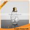 Clear 500ml Light Bulb Jar With Brass Screw Lid