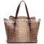 S425-B3147 Hot Sale Genuine Leather Handbag Luxury Crocodile Leather Vintage Bag for Fashionable Women