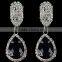 2016 TOP New Fashion accesory crystal ball earrings christmas santa claus earrings