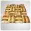 3d modern faux interior mosaic decorative solid wood wall panel