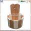 set of 2 small wooden bucket suitable for household decoration