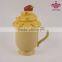 Perfect for ice cream colorful ceramic ice cream cup