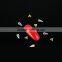 Defferent style sliver Gold Alloy 3D glitter metal nail art decoration round wheel sticker