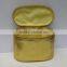 Latest arrive fashion gold pu leather cosmetic custom bags chinese manufacture supply hot fashion travel cosmetic bags