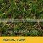 non-falt artificial lawn for garden with U shaped fiber