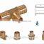 90 degree Brass Pex Elbow pipe fittings with CSA NSF certificated