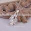 silver cubic zirconia 925 sterling pendant necklace