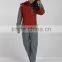 High quality softshell woman fleece tech jacket red color