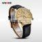 WEIDE LED Analog Digital 3ATM Waterproof Luxury Watch Military Watches men's Golden Watch