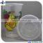 Disposable Plastic Cups with Lids Ans Straw