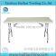 high quality 5FT plastic folding garden table/hot sell outdoor cocktail table with removable legs