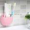 Wall mounted Suction cup Soap Box /Toothbrush Toothpaste Holder Kitchen Bathroom Organizer/ plastic toothbrush box container