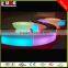 Night Club LED Colours Changing Bar Furniture LED Funny Bar Stool Curved Stool For Party Using