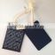 denim printed hangtag with cotton rope and safety pin
