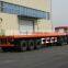 Tri axle 12 twist locks flatbed semi trailer for sale