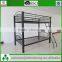 home use durable fashion metal bunk bed with wooden legs