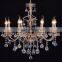 WD-1813-3/5/8/8+4 Zhongshan Factory-outlet LED Candle Bulb Gold Iron Top K9 Crystal Chandelier