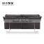 Top selling high quality top design two seaters office PU sofa