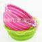 Excellent quality classical reusable silicone folding pet bowl