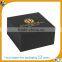 Black paper packaging for tie and watch box