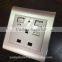  european Power Supply usb wall socket 250V with 2.1A USB Charger Ports