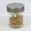 Classical Kitchen Use Glass Storage Jar with Metal Screw Lid