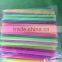 eco-friendly and disposable plastic cup drinking straw for boba tea