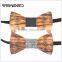Handmade nature wooden bow tie factory