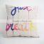 Large size 65*65 new design fancy cushion covers throw decor home cute pillow case