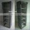 High quality grey color metal frame mesh layer portable wardrobe