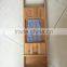 Eco-friendly popular design stainless steel smart bamboo shower caddy