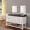 60" Double Sink Pearl White Traditional Bathroom Vanity/Bathroom Furniture/Bathroom Cabinet LN-T1176