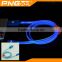 PNGXE 2016 Newest colorful led smiley face micro usb cable for Iphone/Samsung led light cable