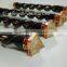 CRYSTAL QUARTZ ENGRAVED PYRAMID SPIRAL WOODEN HEALING WAND IN COPPER