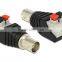 Coax Cat5 Cat6 BNC male CCTV Connector,BNC male Jack Video Balun Connectors BNC male plug