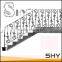 Staircase safty wrought iron prefab metal stair railing