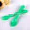 Hot baby flexible silicone baby spoon, silicone mixing spoon