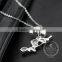 925 sterling silver santa claus pearl creative pendant necklace fashion women necklace jewelry 6360464
