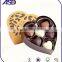 Custom paper heart shaped chocolate box / chocolate packaging gift boxes