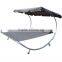 Outsunny Swimming Pool Outdoor Double Hammock Bed Chaise Lounge - Grey