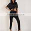 Pretty Steps 2015 drop sale fashion black casual pant for women slim pants for girls,OEM service Guanghzou China manufacturer